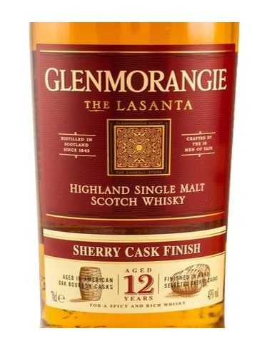Highland Single Malt Scotch Whisky 'Lasanta' 12 Jahre (700 ml. mit etui) Glenmorangie Glenmorangie - 3
