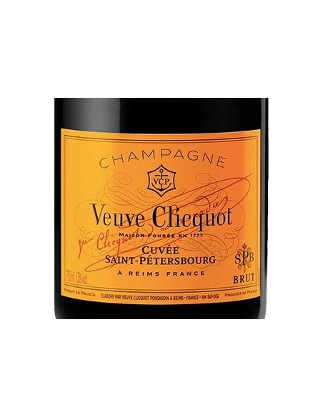 Champagne AOC Brut Premier Cru 'Cuvee Saint Petersbourg' (750 ml. avec etui) Veuve Clicquot Veuve Clicquot - 3 Champagne AOC Brut Premier Cru 'Cuvee Saint Petersbourg' (750 ml. avec etui) Veuve Clicquot Veuve Clicquot - 3