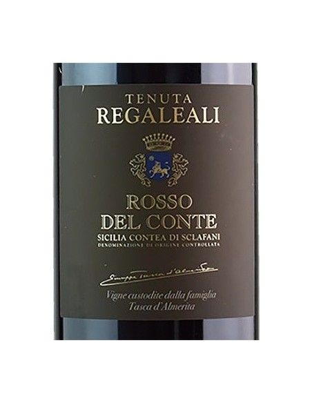 Sicilia DOC Rosso del Conte Tenuta Regaleali 2017 (750 ml.) Tasca d'Almerita Tasca d'Almerita - 2