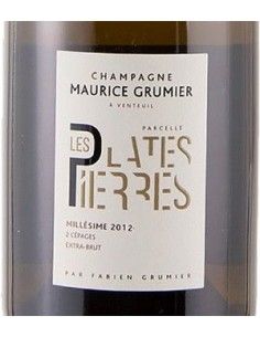 Champagne AOC Extra Brut 'Les Plates Pierres' Vintage 2012 (750 ml.) Maurice Grumier Maurice Grumier - 1 2