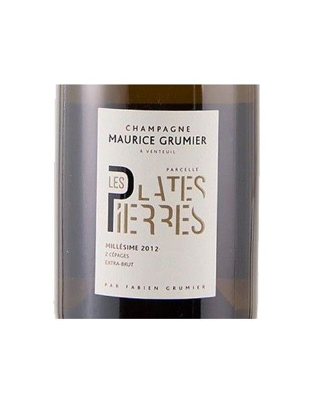 Champagne AOC Extra Brut 'Les Plates Pierres' Jahrgang 2012 (750 ml.) Maurice Grumier Maurice Grumier - 2