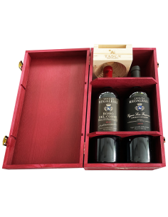 Packs - Wooden Gift Box '2 Red Wines Tenuta Regaleali with Amplifier' (2x750 ml.) - Tasca d'Almerita - Tasca d'Almerita - 1