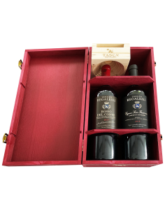 Red Wines - Wooden Gift Box '2 Red Wines Tenuta Regaleali with Amplifier' (2x750 ml.) - Tasca d'Almerita - Tasca d'Almerita - 1