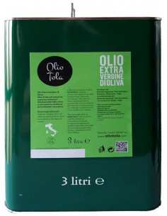 Olio E.V.O. - Olio Extra Vergine di Oliva DOP (3 L) 2022 - Olio Tola - Olio Tola - 1