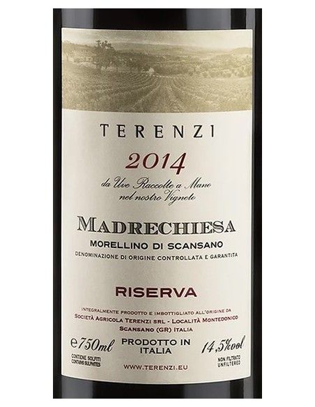 Morellino di Scansano DOCG Riserva 'Madrechiesa' 2014 (750 ml.) Terenzi Terenzi - 2