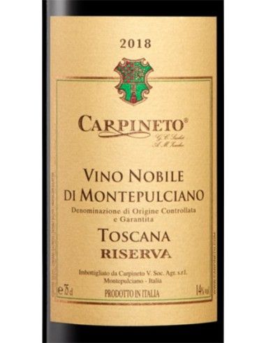 Noble Wine of Montepulciano Reserve DOCG 2018 (750 ml.) Carpineto Carpineto - 2