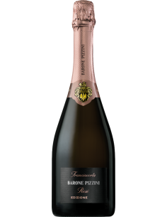 Sparkling Wines - Franciacorta DOCG Extra Brut Rose' Millesimato 2018 (750 ml.) - Barone Pizzini - Barone Pizzini - 1