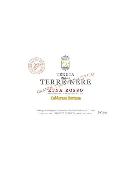 Etna Rosso DOC 'Calderara Sottana' 2020 (750 ml.) Tenuta delle Terre Nere Tenuta delle Terre Nere - 3