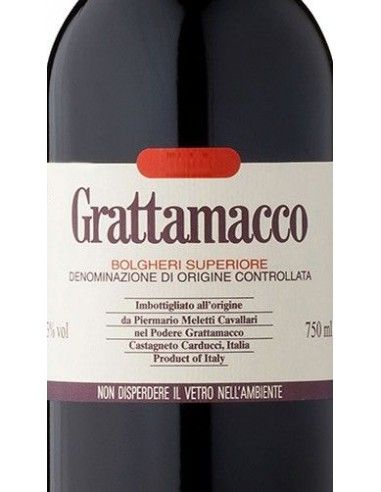 Bolgheri Rosso Superiore DOC 2019 (750 ml.) - Grattamacco Grattamacco - 2
