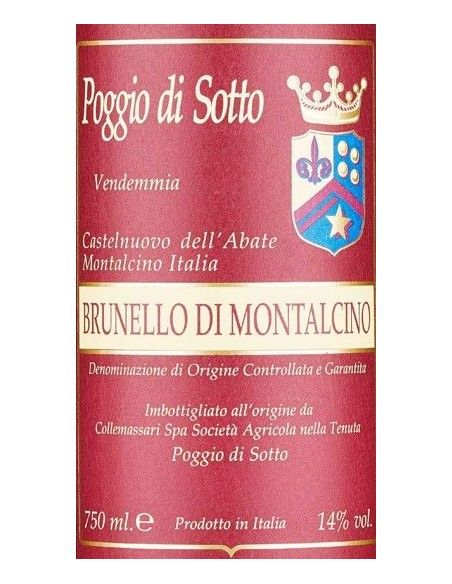 Brunello di Montalcino DOCG 'Poggio di Sotto' 2018 (750 ml.) ColleMassari ColleMassari - 2