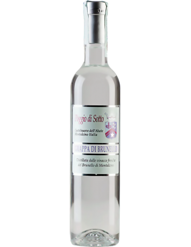 Grappa di Brunello 'Poggio di Sotto' (500 ml. avec etui) ColleMassari ColleMassari - 2