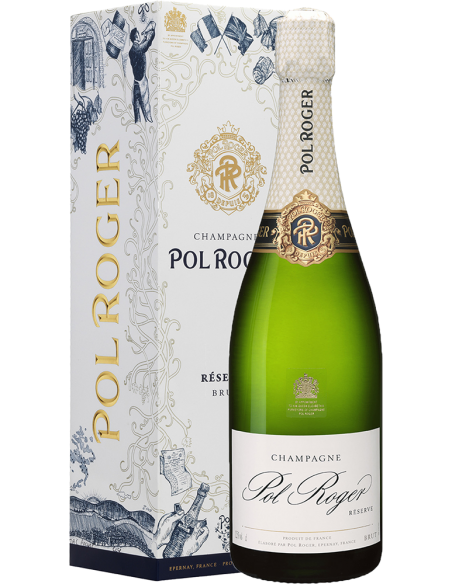 Champagne AOC Brut 'Reserve' (750 ml. boxed) Pol Roger Pol Roger - 1