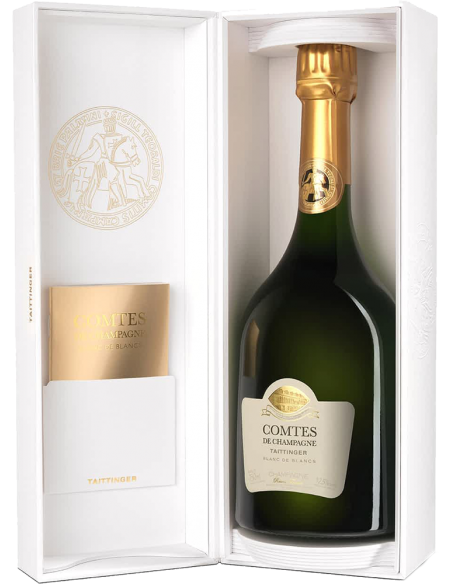 Champagne AOC Brut Grand Cru Blanc de Blancs 'Comtes de Champagne' Jahrgang 2012 (750 ml. deluxe Geschenkbox) Taittinger Taittin