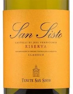 Verdicchio dei Castelli di Jesi Classico Riserva DOC 'San Sisto' 2019 (750 ml.)  Tenute San Sisto San Sisto - 1 2