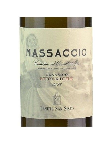 Verdicchio dei Castelli di Jesi Classico DOC Superiore 'Massaccio' 2020 (750 ml.) Tenute San Sisto Tenute San Sisto - 2