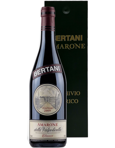 Amarone della Valpolicella Clssico DOCG Historical Archive 2009 (750 ml. Deluxe set box) Bertani Bertani - 1