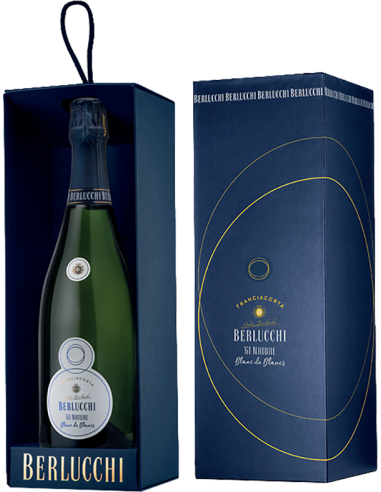 Vini Spumanti - Franciacorta DOCG '61 Nature Blanc de Blancs Millesimato 2015 (750 ml. cofanetto regalo) - Berlucchi - Berlucchi