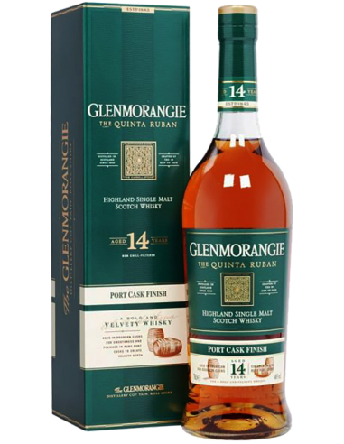 Highland Single Malt Scotch Whisky 'Quinta Ruban' 14 Jahre (700 ml. mit etui) Glenmorangie Glenmorangie - 1