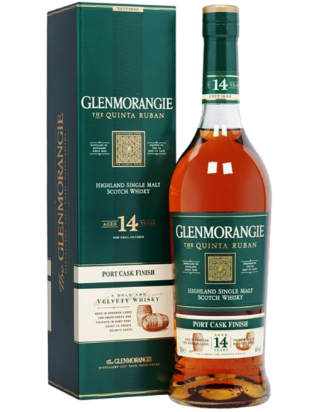 Highland Single Malt Scotch Whisky 'Quinta Ruban' 14 Jahre (700 ml. mit etui) Glenmorangie Glenmorangie - 1