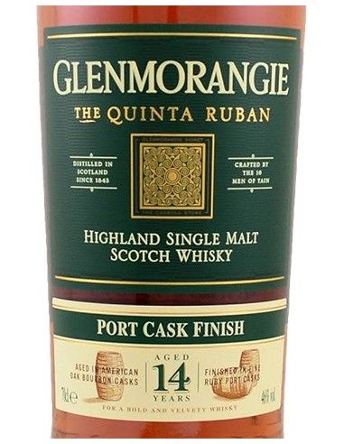Highland Single Malt Scotch Whisky 'Quinta Ruban' 14 Jahre (700 ml. mit etui) Glenmorangie Glenmorangie - 3