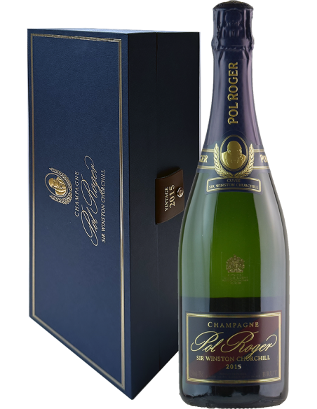Champagne AOC Grand Cru Blanc de Noirs Brut 'Cuvee Sir Winston Churchill' Millesime' 2015 (750 ml. cofanetto deluxe) Pol Roger P
