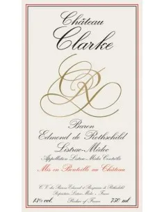 Listrac-Medoc Rouge AOC 'Chateau Clarke' 2015 (750 ml.) Baron Edmond de Rothschild Baron Edmond de Rothschild - 1 2