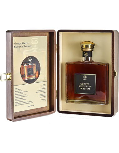 Grappa Riserva 'Saeculum Tertium' (700 ml. cofanetto in legno) - Antica Distilleria di Altavilla Antica Distilleria di Altavilla