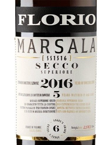Marsala Superiore Secco 2016 (750 ml.) - Florio Florio - 2