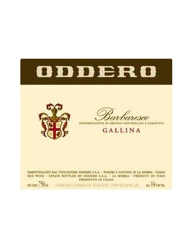 Barbaresco DOCG 'Gallina' 2020 (750 ml.) Oddero Oddero - 2