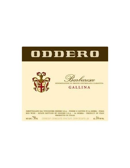 Barbaresco DOCG 'Gallina' 2020 (750 ml.) Oddero Oddero - 2