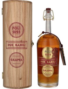 Grappa - Grappa 'Due Barili' (700 ml. wooden box) - Jacopo Poli - Poli - 1