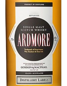 Single Malt Scotch Whisky 'Ardmore' 2003 Distillery Labels 19 Years (700 ml. boxed) Gordon & Macphail Gordon & Macphail - 1 2