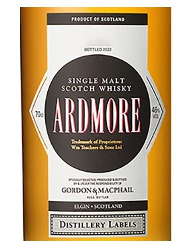 Single Malt Scotch Whisky 'Ardmore' 2003 Distillery Labels 19 Years (700 ml. astuccio) - Gordon & Macphail Gordon & Macphail - 2