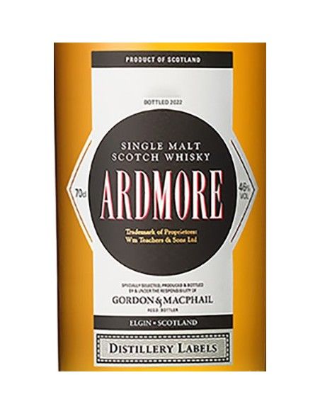 Single Malt Scotch Whisky 'Ardmore' 2003 Distillery Labels 19 Years (700 ml. boxed) Gordon & Macphail Gordon & Macphail - 2