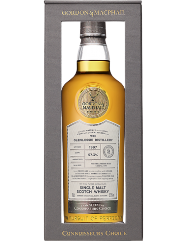 Whisky - Single Malt Scotch Whisky 'Glenlossie' 1997 Connoisseurs Choice 25 Years (700 ml. astuccio) - Gordon & Macphail - Gordo