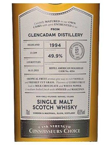 Single Malt Scotch Whisky 'Glencadam' 1994 Connoisseurs Choice 27 Ans (700 ml. avec etui) Gordon & Macphail Gordon & Macphail -