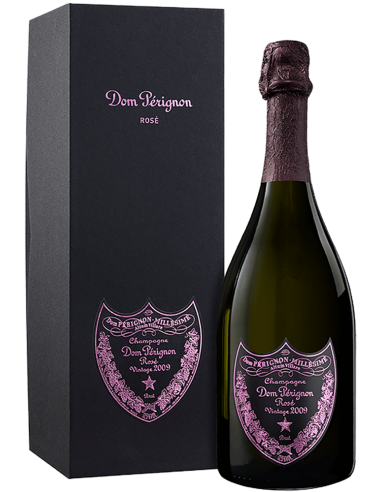 Champagne Brut Grand Cru Rose' Vintage 2009 (750 ml .deluxe gift box) Dom Perignon Dom Perignon - 1