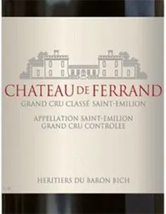 Saint-Emilion AOC Grand Cru Classe' 2018 (750 ml.) Chateau de Ferrand Chateau de Ferrand - 1 2