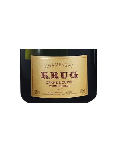 Champagne AOC Brut Grand Cru 'Grande Cuvee 171eme Edition' (750 ml. deluxe Geschenkbox) Krug Krug - 3