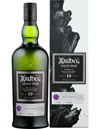 Whisky - Islay Single Malt Scotch Whisky 'Traigh Bhan Batch 5' 19 YO (700 ml. astuccio) - Ardbeg - Ardbeg - 1