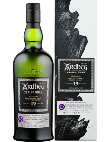 Islay Single Malt Scotch Whisky 'Traigh Bhan Batch 5' 19 YO (700 ml. astuccio) - Ardbeg Ardbeg - 1
