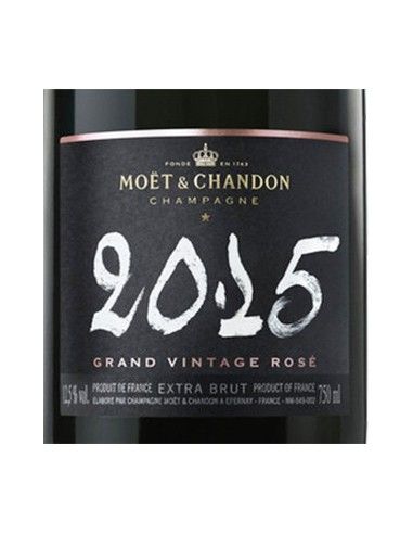 Champagne AOC Extra Brut Grand Cru 'Grand Vintage Rose' 2015 (750 ml. deluxe gift box) Moet & Chandon Moet & Chandon - 3