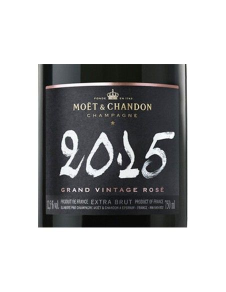 Champagne AOC Extra Brut Grand Cru 'Grand Vintage Rose' 2015 (750 ml. cofanetto deluxe) Moet & Chandon Moet & Chandon - 3