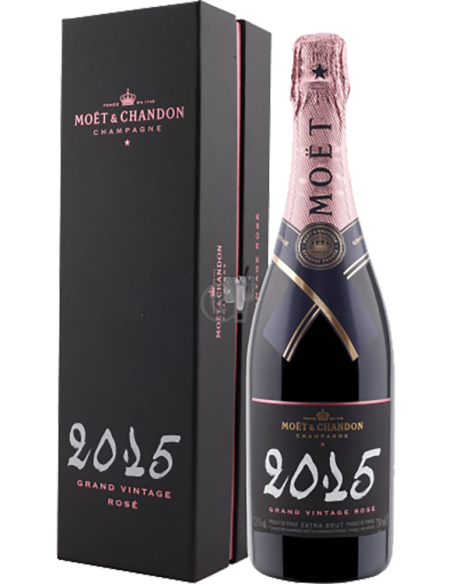 Champagne AOC Extra Brut Grand Cru 'Grand Vintage Rose' 2015 (750 ml. deluxe gift box) Moet & Chandon Moet & Chandon - 1