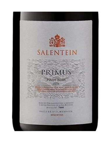Pinot Nero 'Primus' 2018 (750 ml.) Salentein Salentein - 2