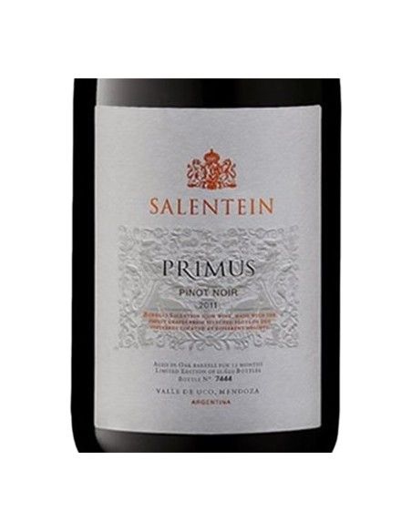 Pinot Nero 'Primus' 2018 (750 ml.) Salentein Salentein - 2