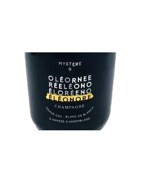 Champagne AOC Extra Brut Grand Cru Blanc de Blancs 'Mystere 9' (750 ml.) Eleonore Eleonore - 2 Champagne AOC Extra Brut Grand Cru Blanc de Blancs 'Mystere 9' (750 ml.) Eleonore Eleonore - 2