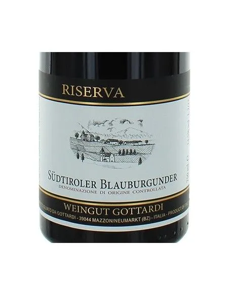 Alto Adige Riserva DOC Pinot Nero 'Mazzon' 2019 (750 ml.) Gottardi Gottardi - 2