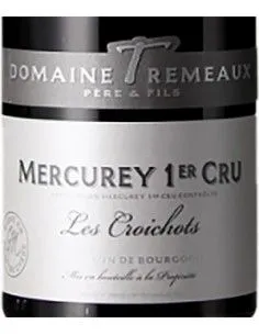 Mercurey AOC Premier Cru Pinot Noir 'Les Croichots' 2021 (750 ml.) Domaine Tremeaux Tremeaux - 1 2