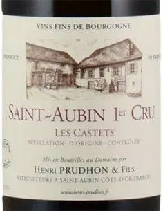 Saint-Aubin AOC Premier Cru Chardonnay 'Les Castets' 2019 (750 ml.) Henri Prudhon & Fils Henri Prudhon & Fils - 1 2